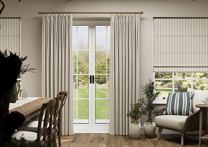 The British Stripe Co. Mary, Teignbridge No.1 - Made to Measure Curtains - Image 3